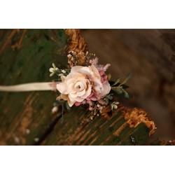 Floral, flower bracelet, wedding wrist corsage