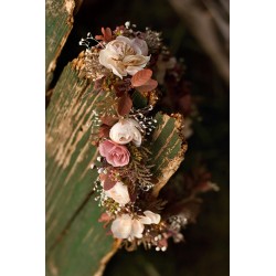 Floral, flower hair wreath, crown