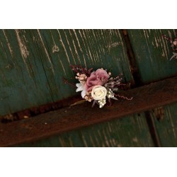 French floral flower hair clip, pin