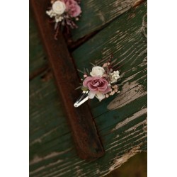 Floral flower hair clip, pin