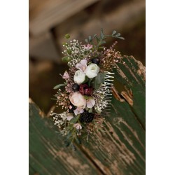 Floral, flower hair comb