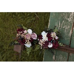 Witness, bridesmaid and mothers autumn wedding bouquet