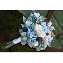 Svatební kytice pro nevěstu "Modré nebe II."