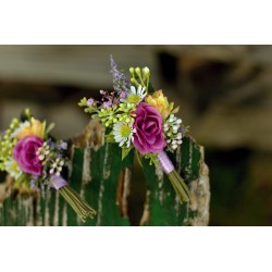 Flower groom's boutonniere, corsage