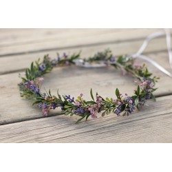 Floral, flower hair wreath, crown