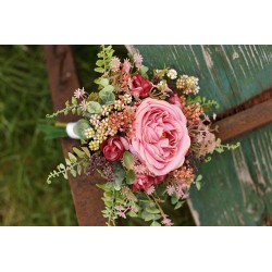 Witness, bridesmaid and mothers autumn wedding bouquet