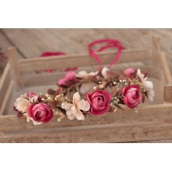 Floral, flower hair wreath, crown