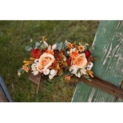 Witness, bridesmaid and mothers autumn wedding bouquet