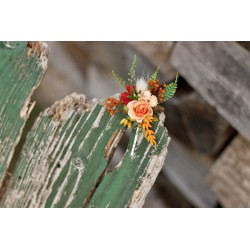 Floral flower hair clip, pin