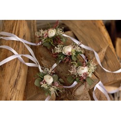 Floral, flower bracelet, wedding wrist corsage