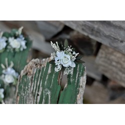 Floral flower hair clip, pin