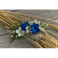Floral, flower hair comb