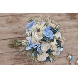 Svatební kytice pro nevěstu "Modré nebe III."