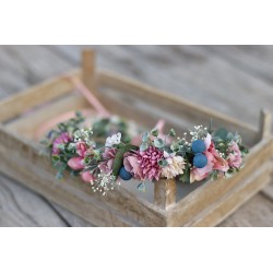 Floral, flower hair wreath, crown