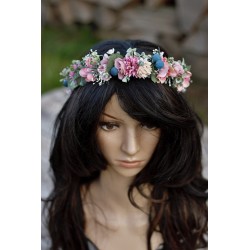 Floral, flower hair wreath, crown