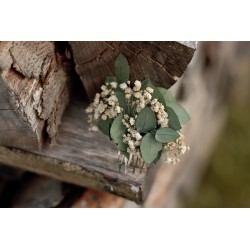 Floral, flower hair comb