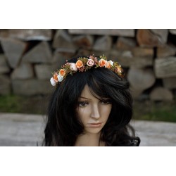 Floral, flower hair wreath, crown