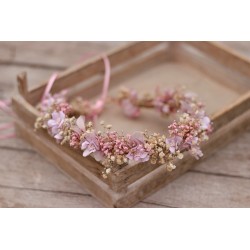 Floral, flower hair wreath,...