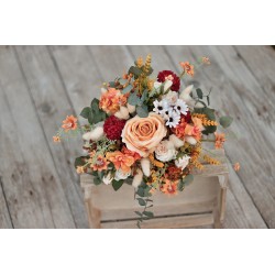 Autumn wedding bridal bouquet