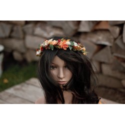 Floral, flower hair wreath, crown