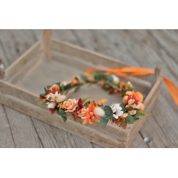 Floral, flower hair wreath,...