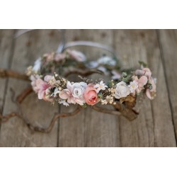 Floral, flower hair wreath,...