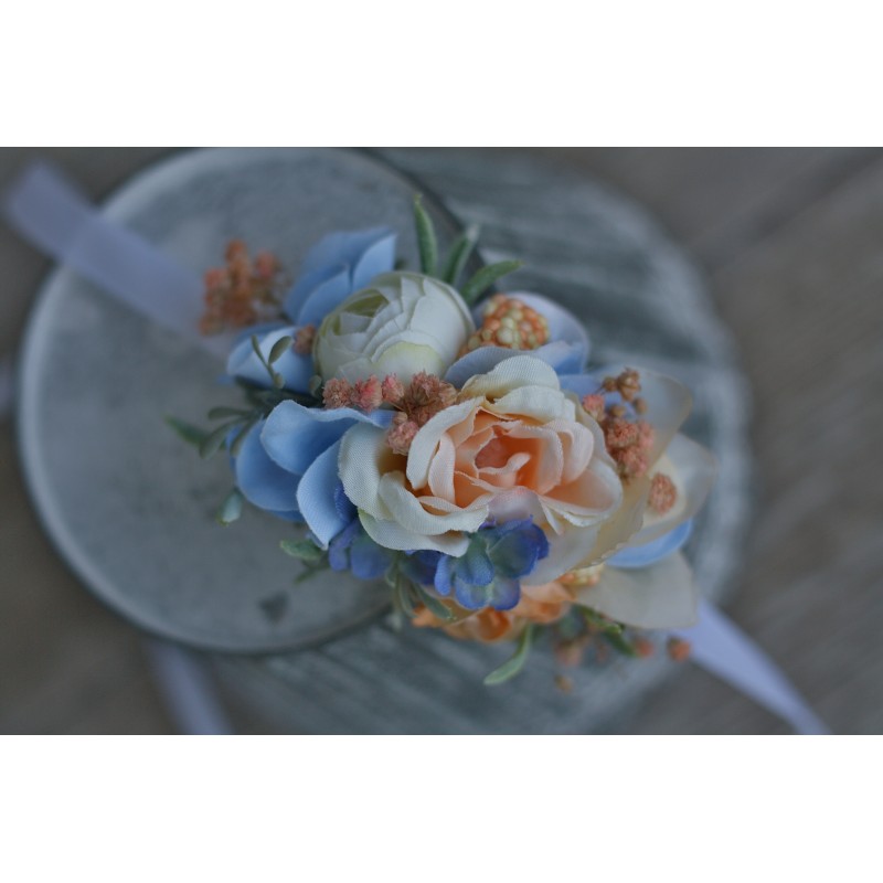 Floral, flower bracelet, wedding wrist corsage