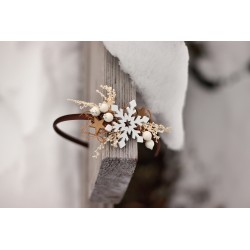 Christmas floral, Flower headband, hairband