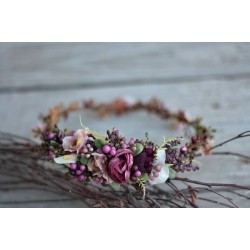 Floral, flower hair wreath, crown