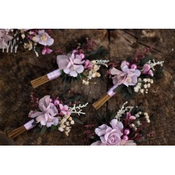 copy of Flower groom's boutonniere, corsage