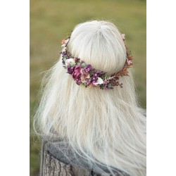 Floral, flower hair wreath, crown