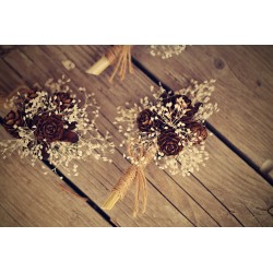 Flower groom's boutonniere, corsage