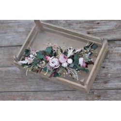 Floral, flower half head wreath, hair wreath, crown