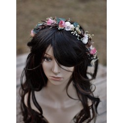 Floral, flower hair wreath, crown