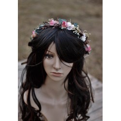 Floral, flower hair wreath, crown