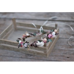 Floral, flower hair wreath, crown