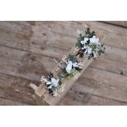 Floral flower hair clip, pin