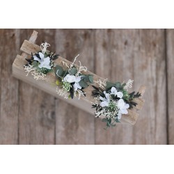 Floral flower hair clip, pin