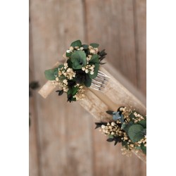 Floral, flower hair comb