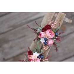 Floral flower hair clip, pin