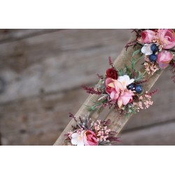 Floral flower hair clip, pin