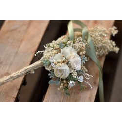 copy of Floral, flower bracelet, wedding wrist corsage