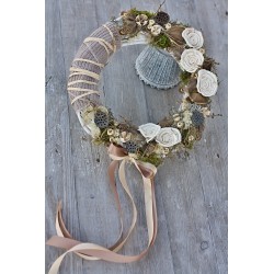 Spring door wreath