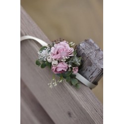 Floral, flower bracelet, wedding wrist corsage