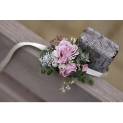 Floral, flower bracelet, wedding wrist corsage