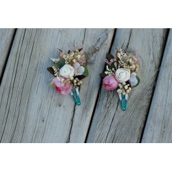 Floral flower hair clip, pin