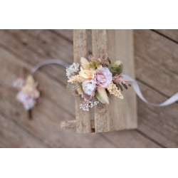 Floral, flower bracelet,...