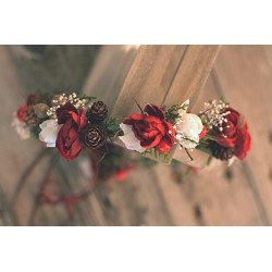 Floral, flower hair wreath, crown