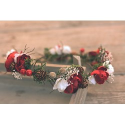 Floral, flower hair wreath, crown