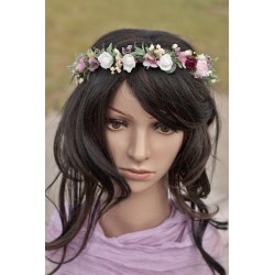 Floral, flower hair wreath, crown